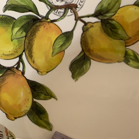 Effetti Home Lemons Cite des Citrons Serving Bowl - Picture 3 of 5